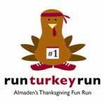 logo: Almaden Valley's Run, Turkey, Run!