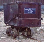 Ore cart at Casa Grande in New Almaden