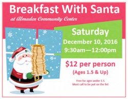 Almaden Community Center holiday events