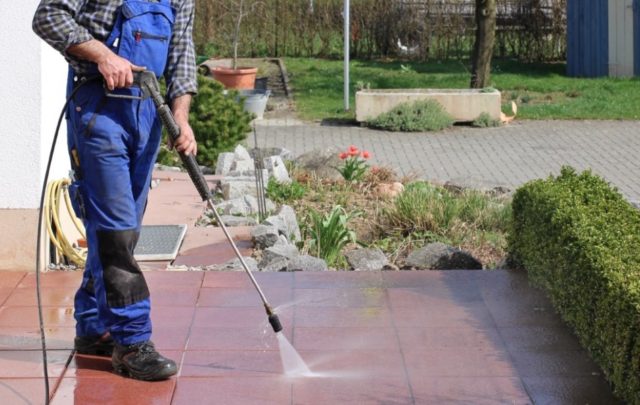 Spring cleaning checklist - power washing