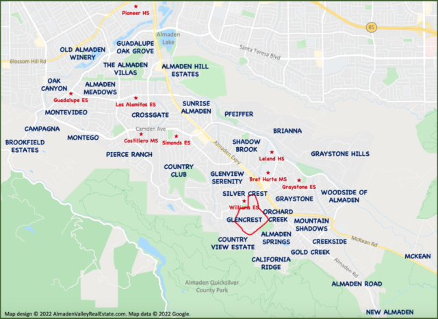 Glencrest Neighborhood Location