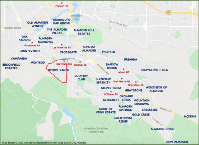 Pierce Ranch Neighborhood Location