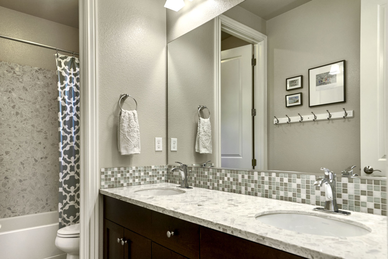 1839 Redwood Creek, secondary bathroom with dual sink