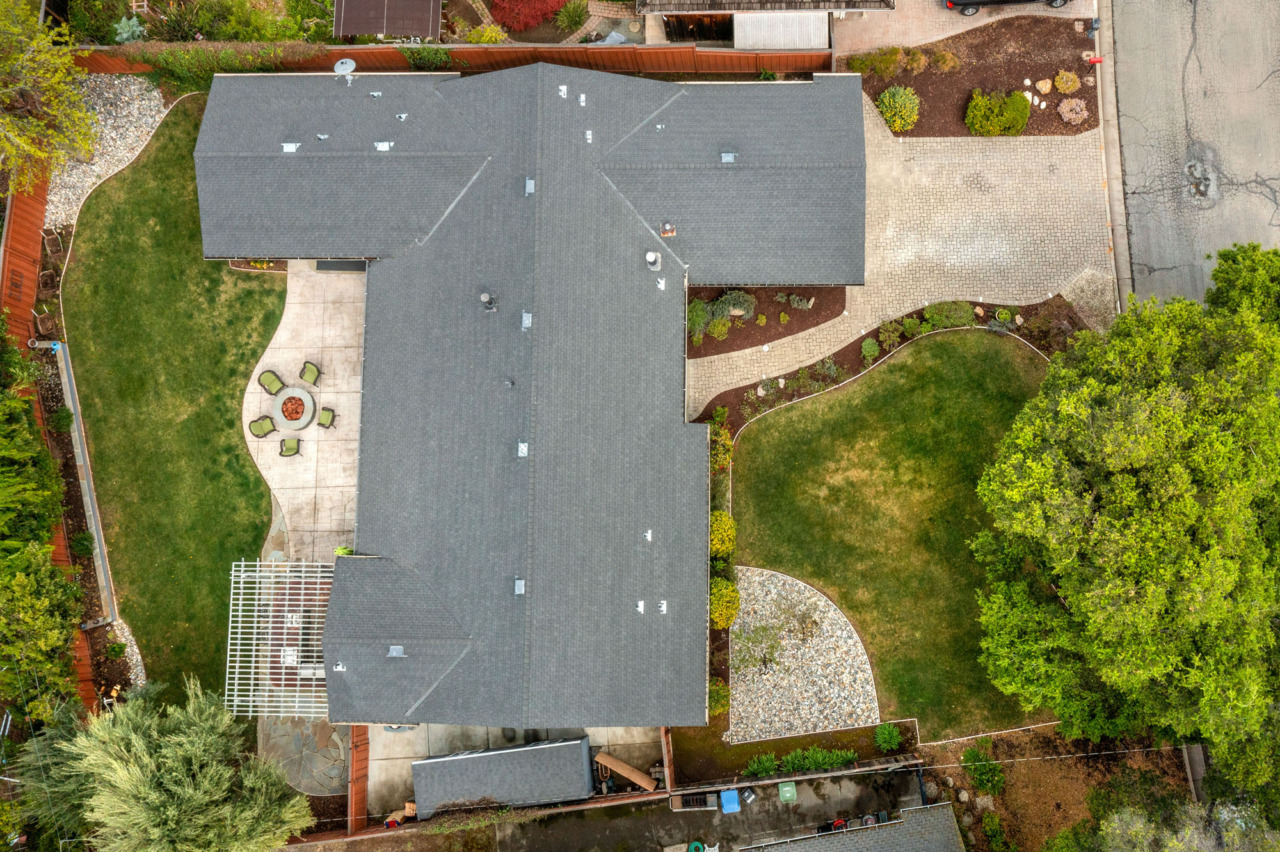 6711 Landerwood Lane - aerial view, directly overhead