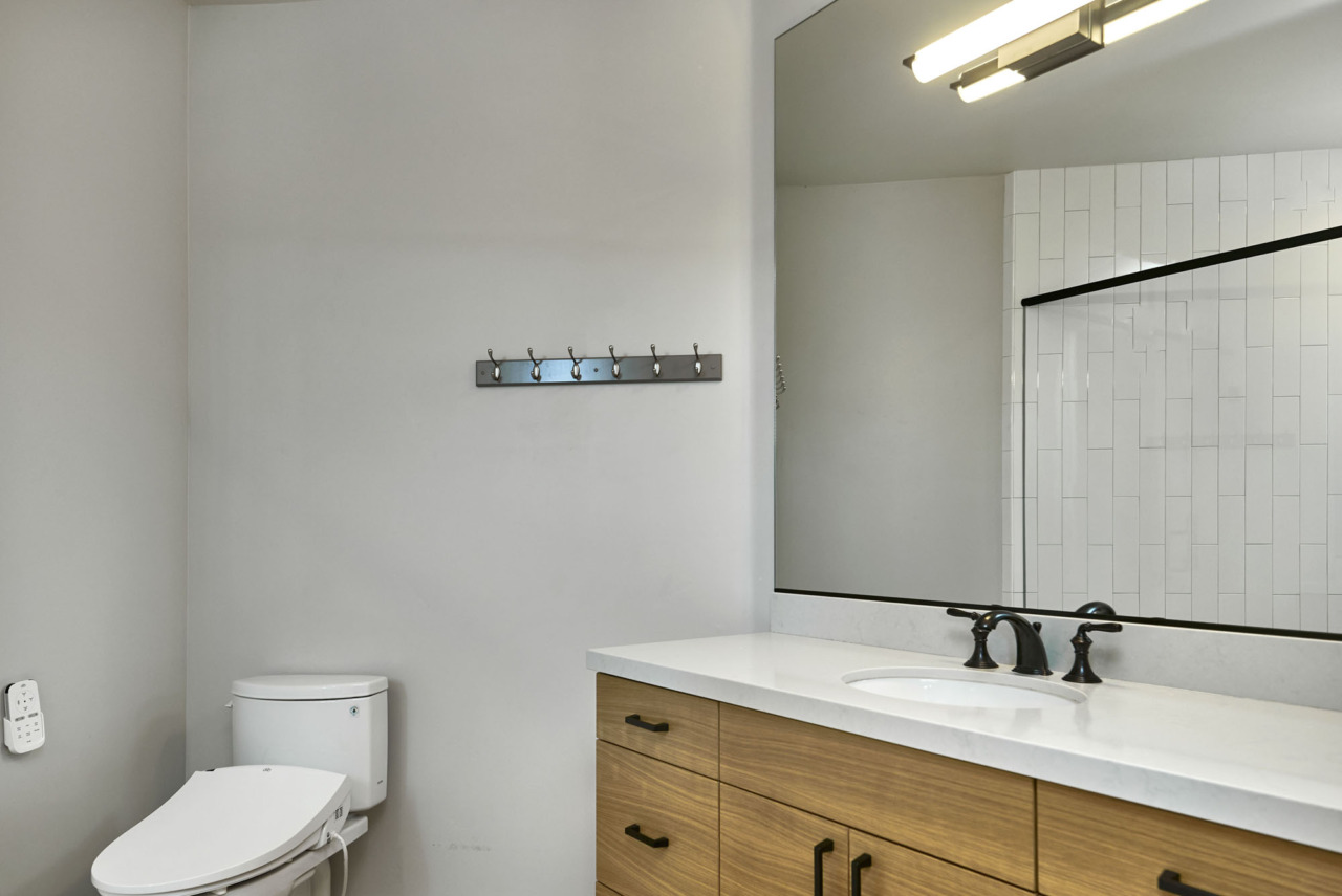 20601 Via Santa Teresa, bathroom sink, toilet and mirror