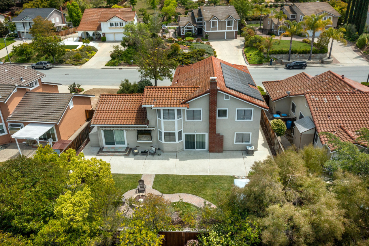 1129 Valley Quail Circle, aerial view of back of house