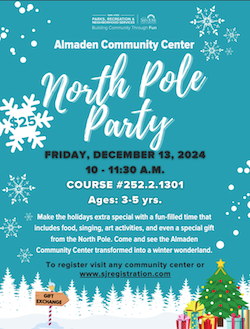 Almaden Community Center North Pole Party 2024