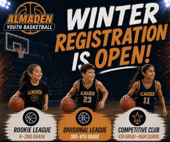 Almaden Youth Basketball Winter 2026